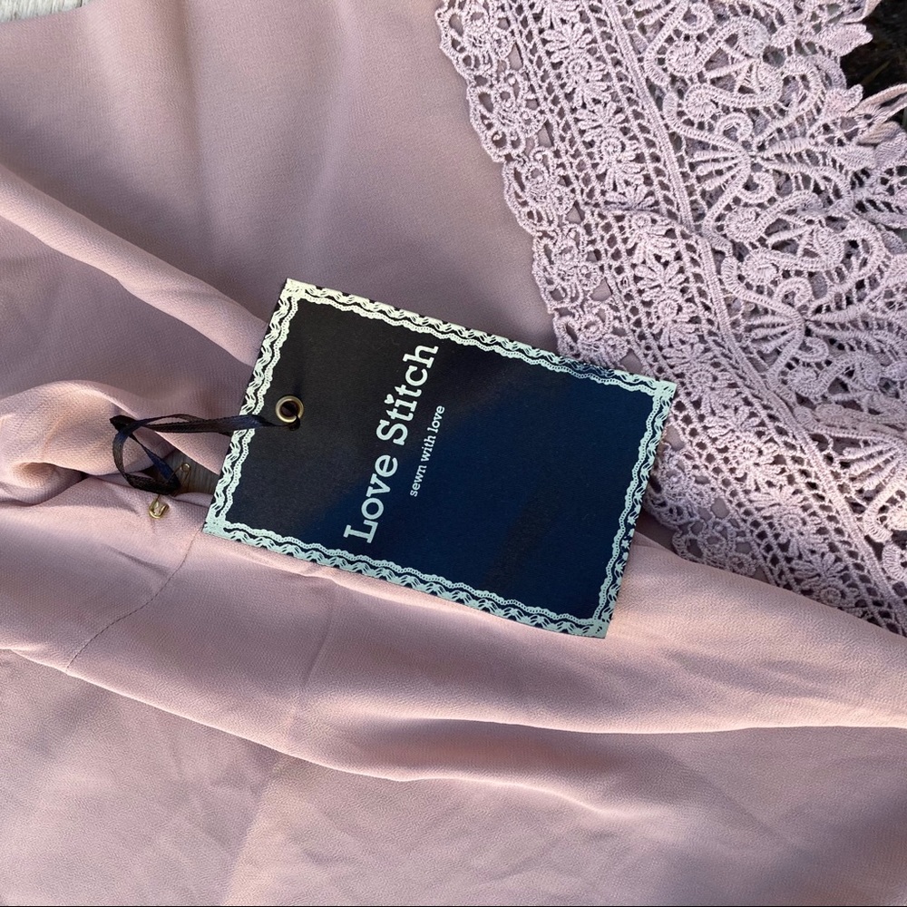 NWT Love Stitch woman long sleeves top M - Picture 3 of 7